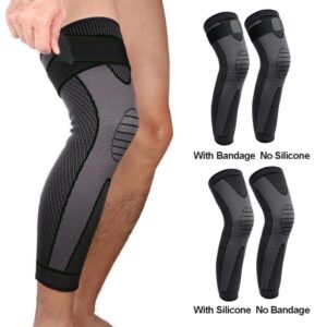 Adjustable Knee Support Compression Sleeves for Men & Women –, Sports & Gym Use
